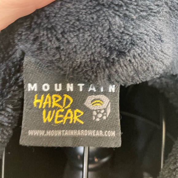 Mountain hardware women’s black high pile fleece jacket monkey man - Picture 6 of 6